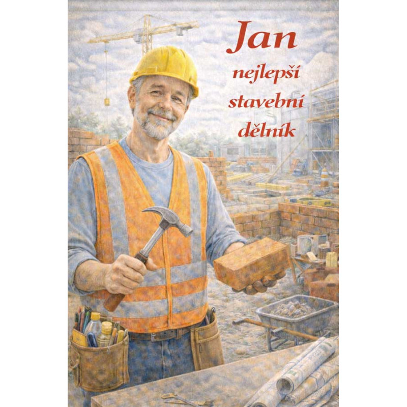 Cedule - Stavební dělník