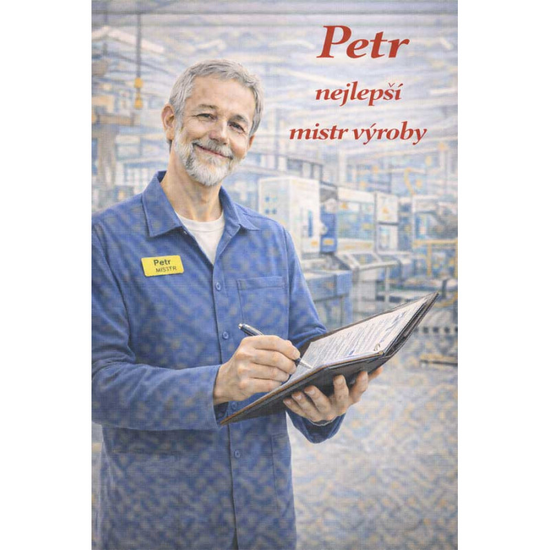 Cedule - Mistr výroby