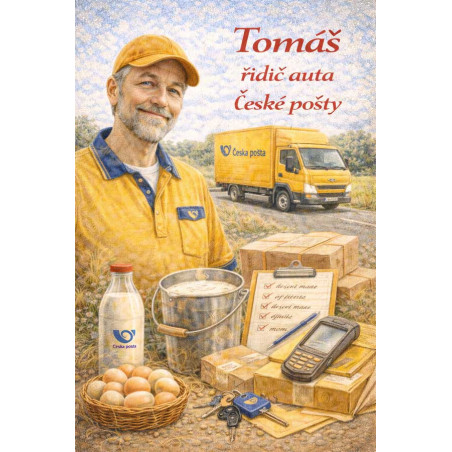 Cedule - Řidič České pošty