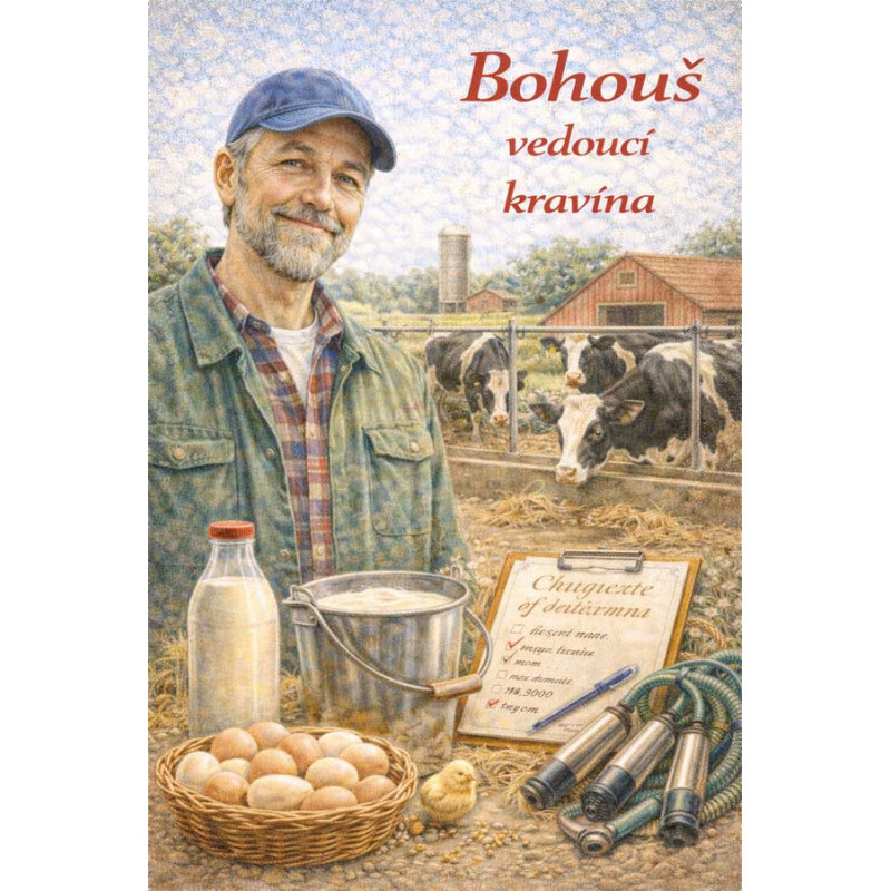 Cedule - Vedoucí kravína