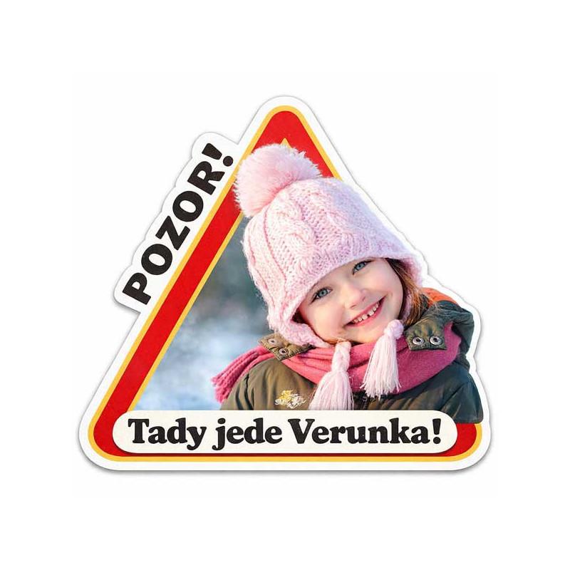 Samolepky - dítě v autě !