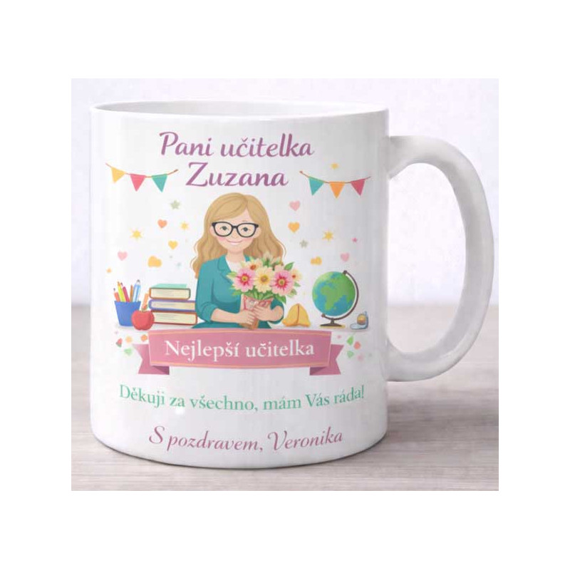 Hrneček pro paní učitelku