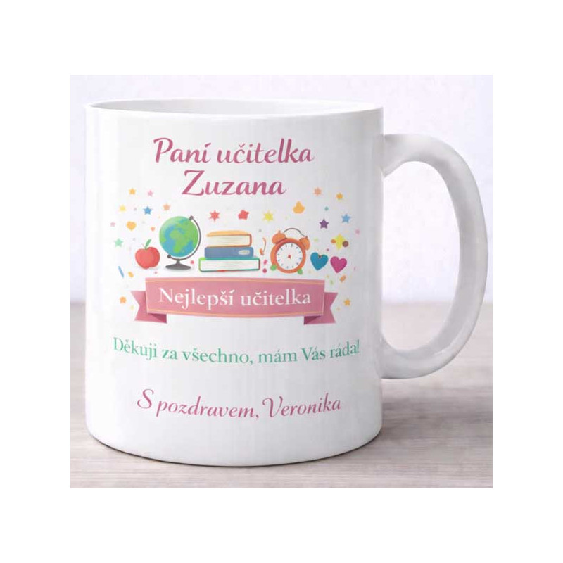 Hrneček pro paní učitelku