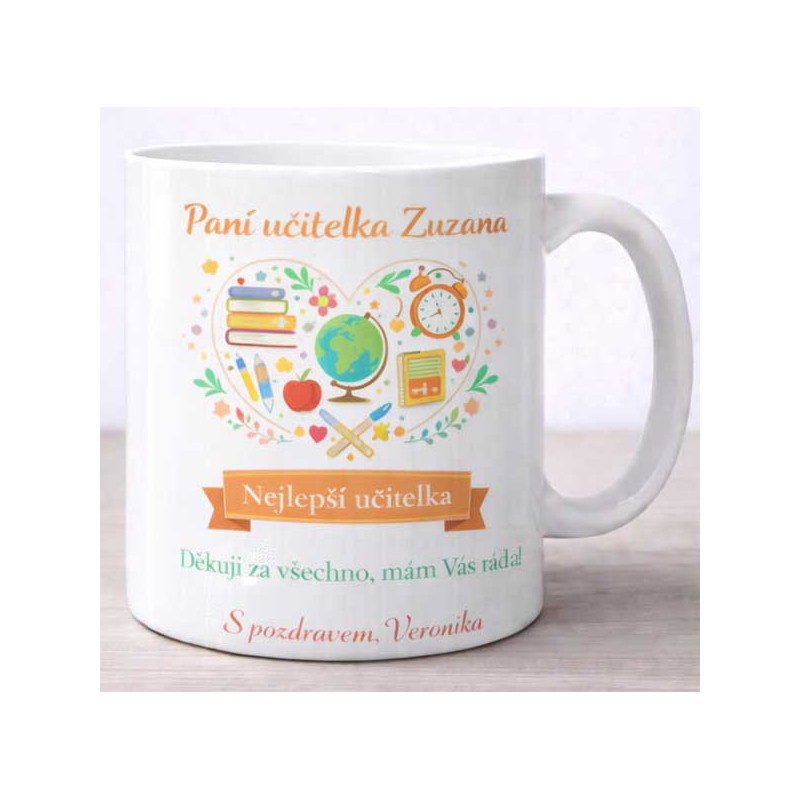 Hrneček pro paní učitelku