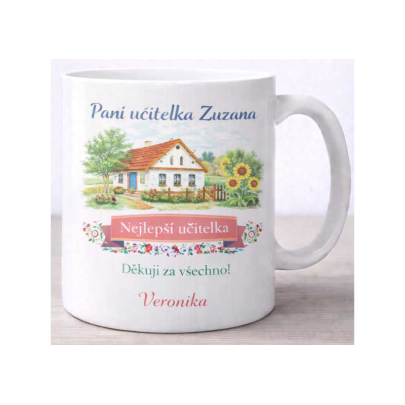 Hrneček pro paní učitelku