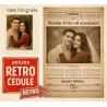 Retro cedule - Výročí seznámení
