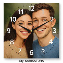 Hodiny z vlastní fotografie – arabské číslice klasické