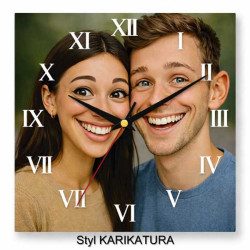 Hodiny z vlastní fotografie – římské číslice klasické