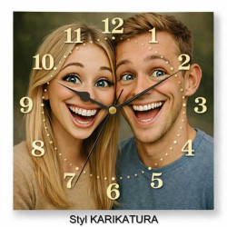 Hodiny z vlastní fotografie – retro číslice