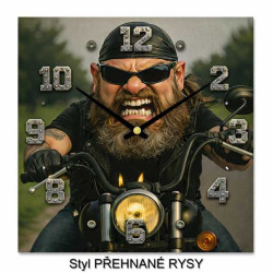 Hodiny z vlastní fotografie – industriální ciferník