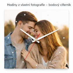 Hodiny z vlastní fotografie – bodový ciferník