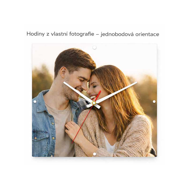 Hodiny z vlastní fotografie – jednobodová orientace