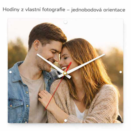 Hodiny z vlastní fotografie – jednobodová orientace