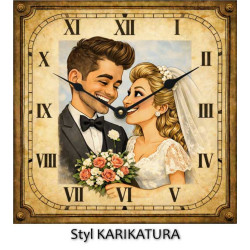 Hodiny z vlastní fotografie – retro ciferník 1