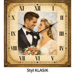 Hodiny z vlastní fotografie – retro ciferník