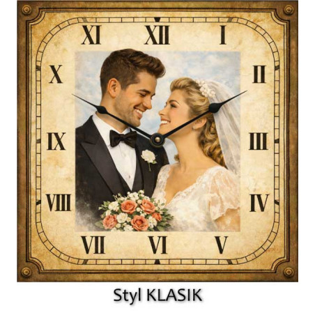 Hodiny z vlastní fotografie – retro ciferník