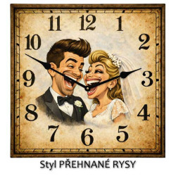 Hodiny z vlastní fotografie – retro ciferník 2