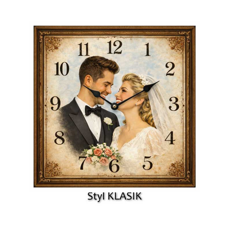 Hodiny z vlastní fotografie – retro ciferník