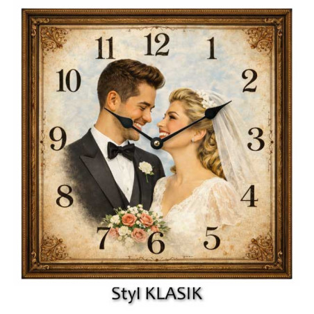 Hodiny z vlastní fotografie – retro ciferník