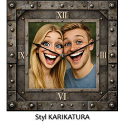 Hodiny z vlastní fotografie – industriální ciferník 2