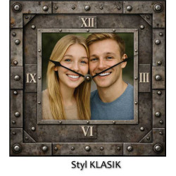Hodiny z vlastní fotografie – industriální ciferník