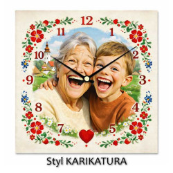 Hodiny z vlastní fotografie – český venkov 2