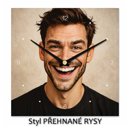 Hodiny z vlastní fotografie – minimalistický styl