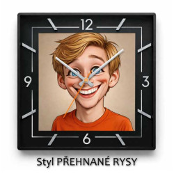 Hodiny z vlastní fotografie – moderní styl