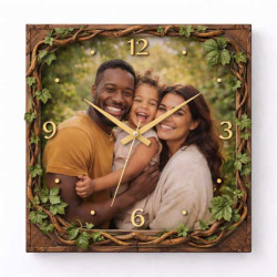 Hodiny z vlastní fotografie – prales