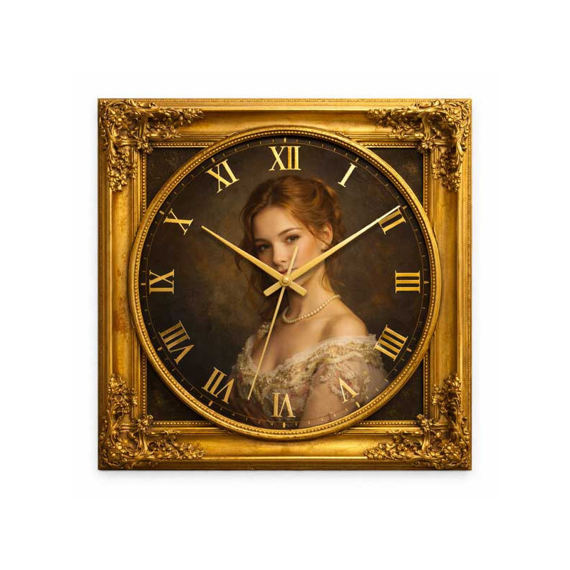 Hodiny z vlastní fotografie – obraz