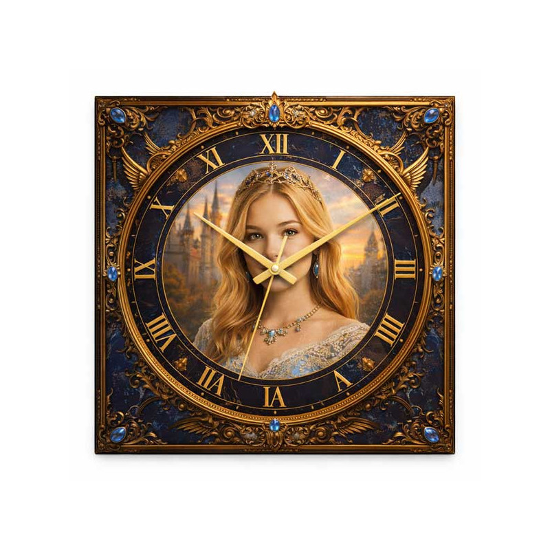 Hodiny z vlastní fotografie – drahokamy