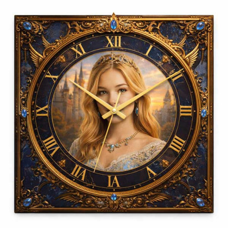 Hodiny z vlastní fotografie – drahokamy