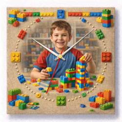 Hodiny z vlastní fotografie –kostky