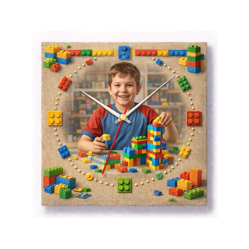 Hodiny z vlastní fotografie –kostky