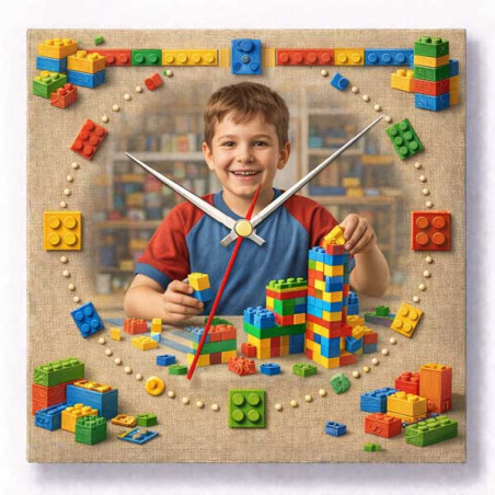 Hodiny z vlastní fotografie –kostky