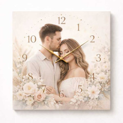 Hodiny z vlastní fotografie – květiny 3