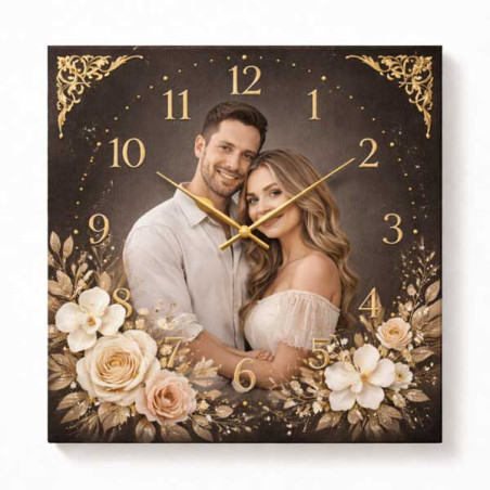 Hodiny z vlastní fotografie – květiny 5