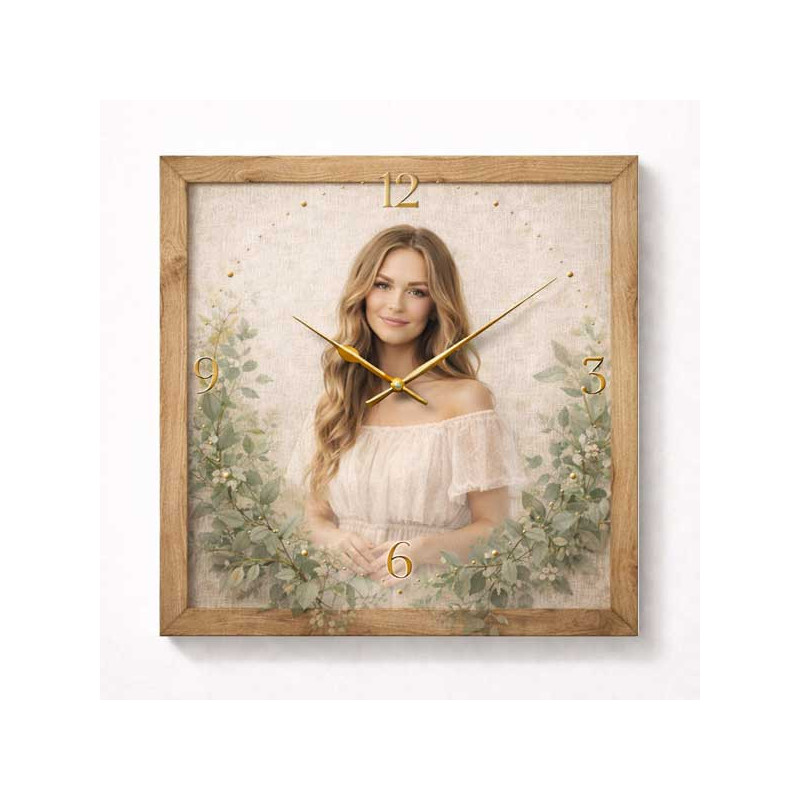 Hodiny z vlastní fotografie – příroda