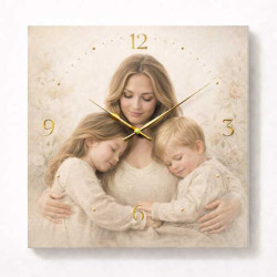 Hodiny z vlastní fotografie – jemný styl