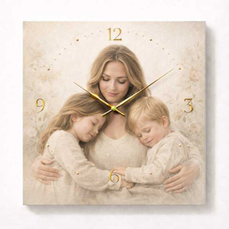 Hodiny z vlastní fotografie – jemný styl