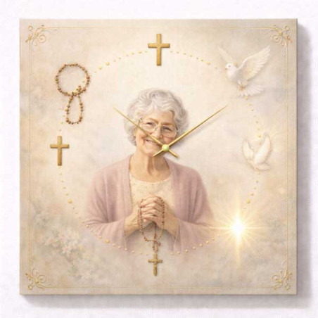 Hodiny z vlastní fotografie – víra