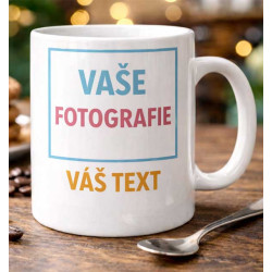 Hrnek s vlastním potiskem bílý