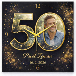 Kopie Hodiny z vlastní fotografie  k narozenínám 1