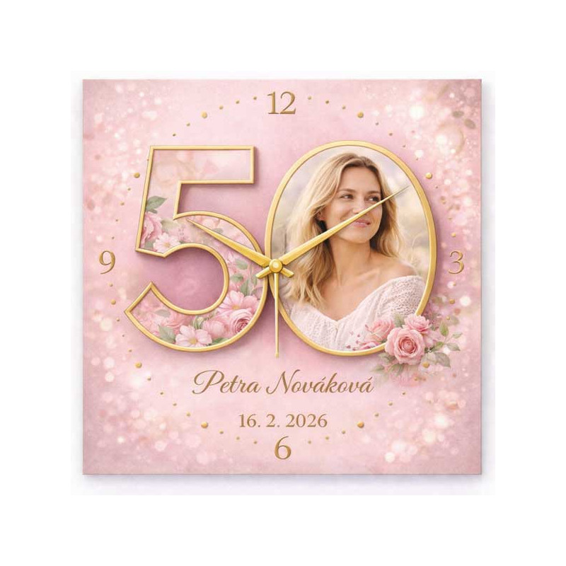 Kopie Hodiny z vlastní fotografie  k narozenínám 2