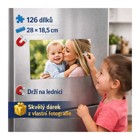 Magnetické puzzle 28 × 18,5 cm | 126 dílků