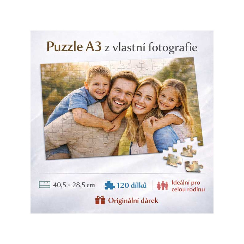 Puzzle  A3 40,5x28,5 cm 120 dílů