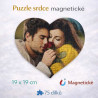 ❤️🧲 Magnetické puzzle srdce – 75 dílů z vlastní fotografie