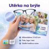 Utěrka na brýle 17×15 cm s vlastním potiskem