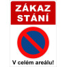 ⚠️ Cedule Zákaz stání