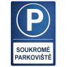 ⚠️ Cedule Soukromé parkoviště